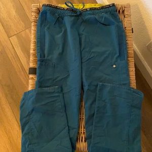 Scrub bottoms Caribbean blue size small tall